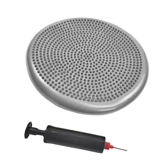 yotijay Balance Mat Flat Pad Wobble Cushion Wiggle Seat Thickened Balance Disc Stability Gray
