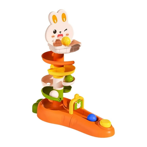 yotijay Ball Activity Toy Educational Ball Run Ramp Toy for Children Baby Girls Boys 5 layer launch