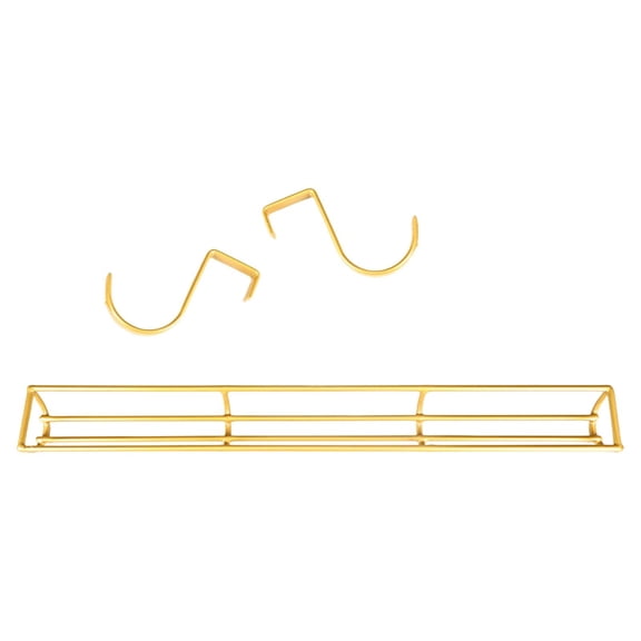 yotijay Ball Falling Rail Billiard Table Pocket Track Soft Rubber Iron Easy Install Pool Gold