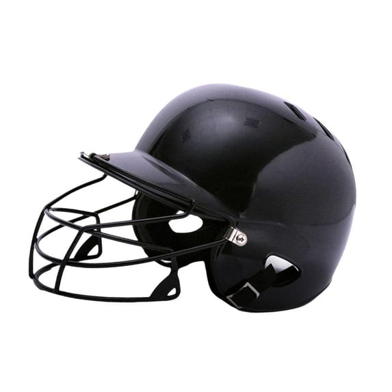 yotijay Baseball Batting Helmet Guard Double Ear for Kids Breathable Softball Helmet for Black
