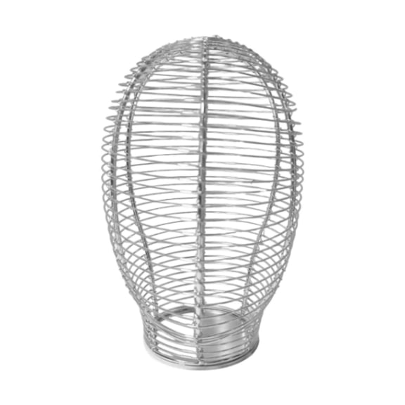 yotijay Baseball Cap Storage Stand Display Head Hat Rack Metal Hat Display Stand argent