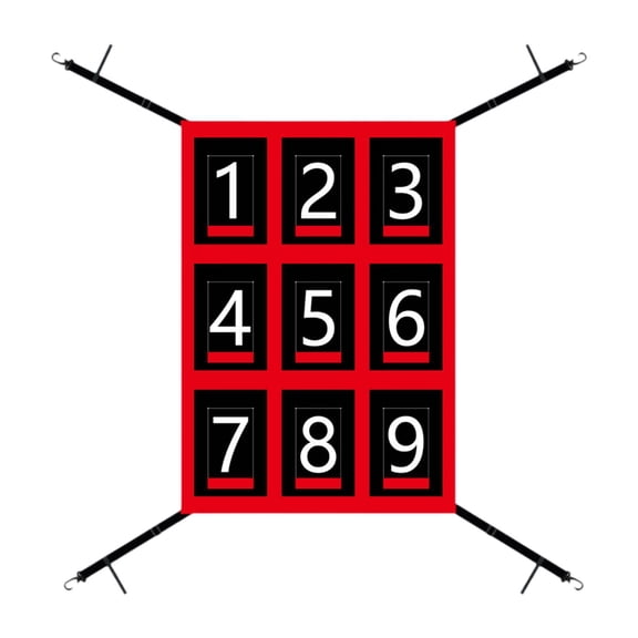 yotijay Baseball Strike Zone Target for Outdoor Sports Batting Throwing