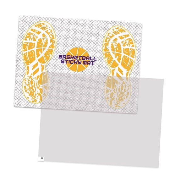 yotijay Basketball Grip Mat Replacement Sheets with Board for Shoe Sticky Use in Outdoor 30 Sticky Mat