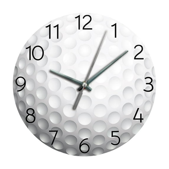 yotijay Basketball Wall Clock Modern Home Decor Decorative for School Bedroom Office White 10 Inch