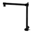 thumbnail image 1 of yotijay Bath Shower Extension Arm 18'' Easy Assemble Adjustable Height Head Extender Matte Black, 1 of 9