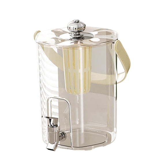 yotijay Beverage Dispenser with Spigot 5L Juice Water Pitcher for Gathering Weddings