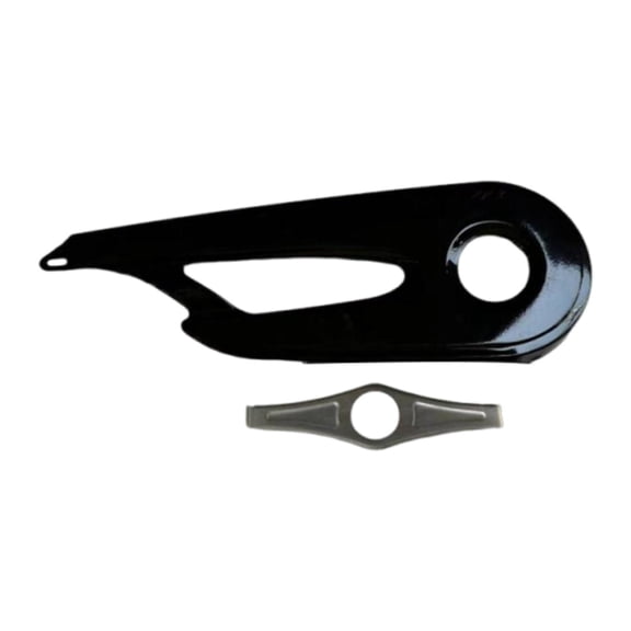 yotijay Bicycle chain cover, universal accessory, replacement metal bicycle chain guard, Black