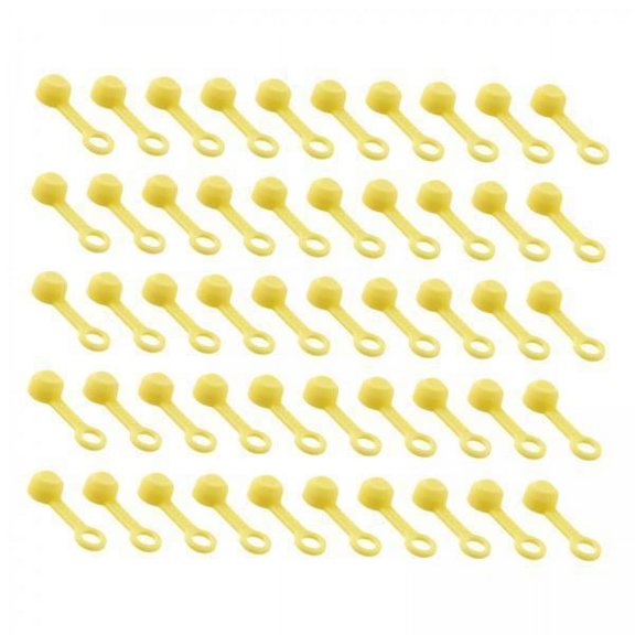 yotijay Bike Brake Bleeder Caps,Bike Brake Bleeder Rubber Caps with Keeper,Hydraulic Brake Caliper Nipple Dust Cover, Disc Brake Fitting Cap Replacement,Bike Hydraulic Brake Caliper