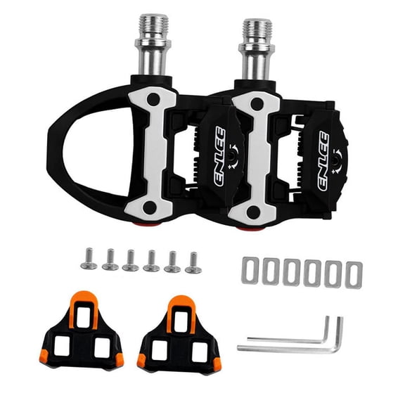 yotijay Bike Clipless Pedals Cycling Pedals Portable Sturdy Replacement Lightweight Bike