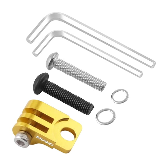 yotijay Bike Computer Mount Bracket, Action Camera Holder, Speed Meter Bracket, for Road Gold