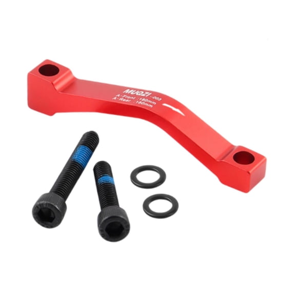 yotijay Bike Disc Brake Adapter,Mountain Bike Disc Brake Adapter Converter Parts,Caliper Mount Adapter A Pillar Forklift Frame, Conversion Bracket with Spacers,Cycling Accessories