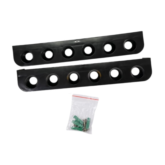 yotijay Billiard Pool Cue Rack Billiard Cue Stand Space Saving for 6 Cues Practical Wall