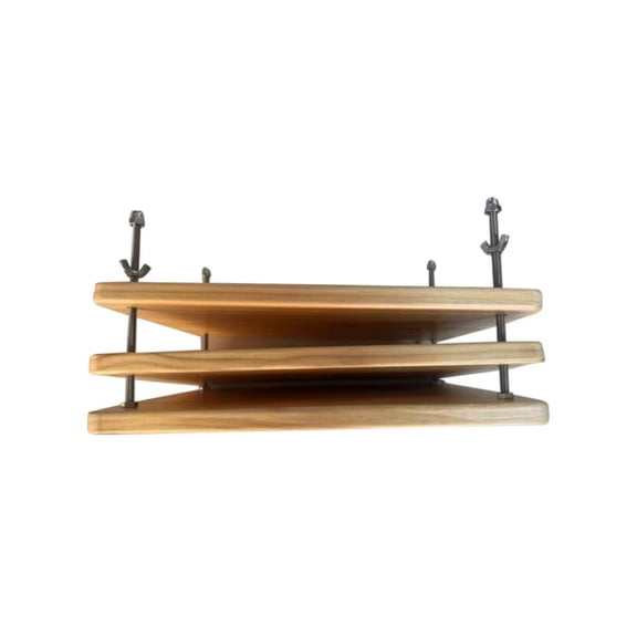 yotijay Binding Press, Wooden , Book Binding Tool Flat Paper Press Machine for