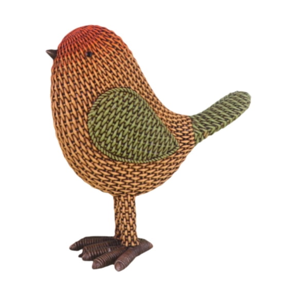 yotijay Bird Figurine Collectible Bird Statue for Office Birthday Tabletop Ornaments Yellow