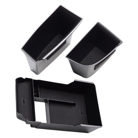 yotijay Black ABS Center Console Organizer Practical Accessory for Mazda CX-30 2020-2025