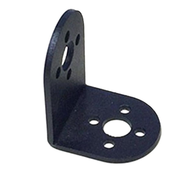 yotijay Black LNL Metal L-shaped Beam Bracket for Robot Arm / Humanoid Robot / Servo