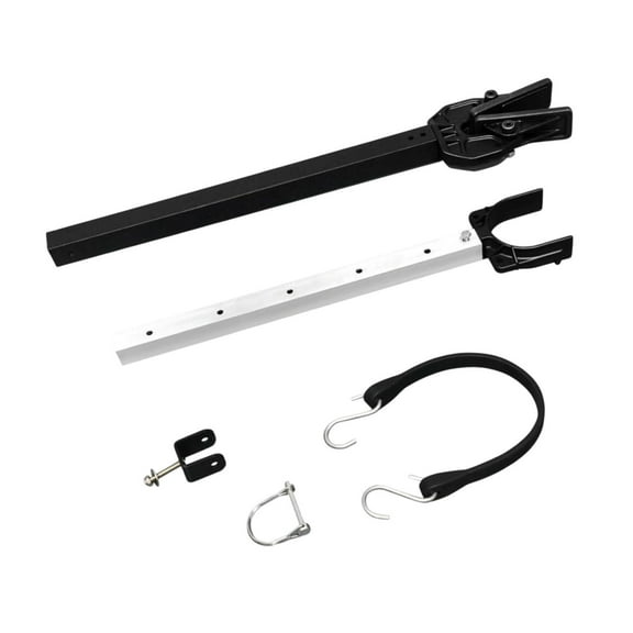 yotijay Boat Adjustable Transom Saver Assembly Practical Premium with Composite Head Black