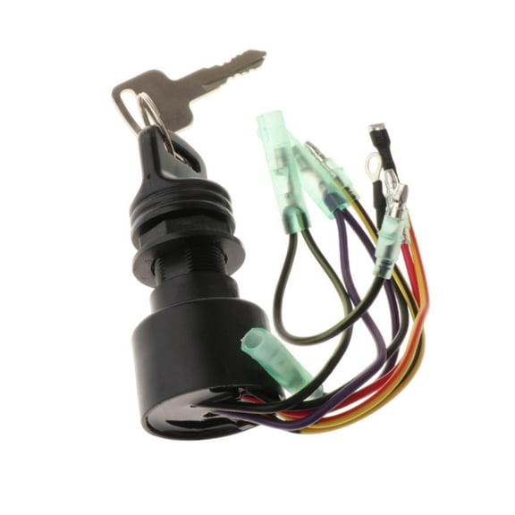 yotijay Boat Ignition Key Switch Assembly 35100-zv5-013 Starter Switch Replacement