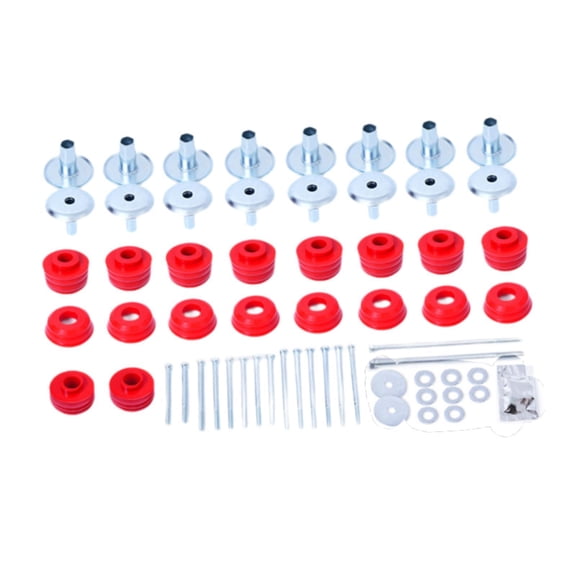 yotijay Body Cab Mount Bushing Kit Easy Installation for Red