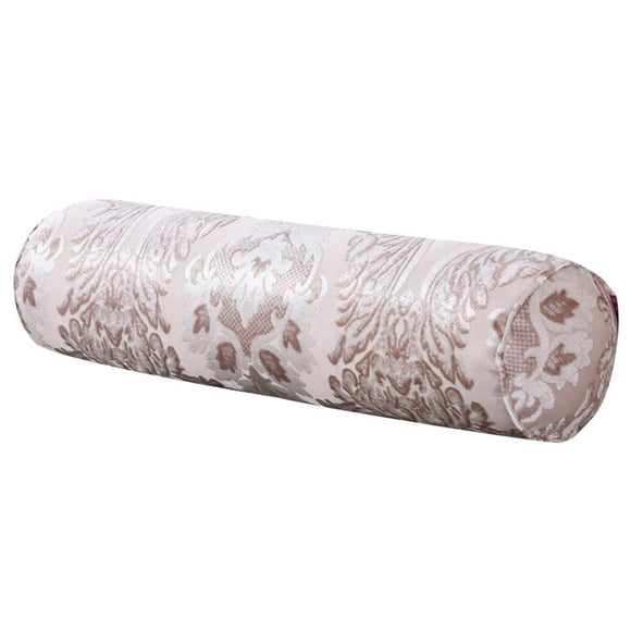 yotijay Bolster - Cushion - Roll for Pilates Gym Fitness - 15x40cm White