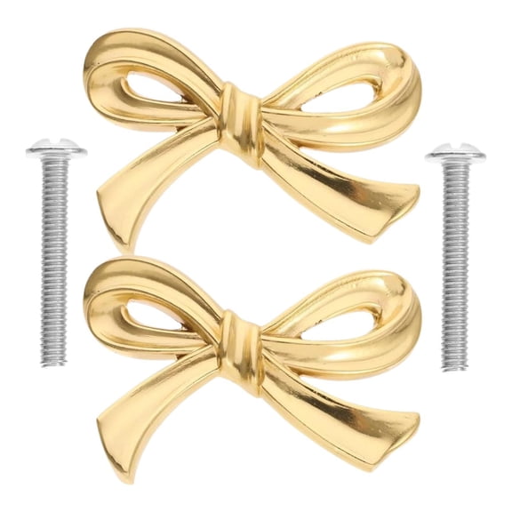yotijay Bow Shape Cabinets Knob Antique Cupboard Pull for Locker Home Decor Cupboard