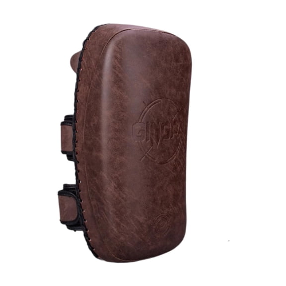 yotijay Boxing Curved Kick Pad Accessories Arm Cushion Kickboxing Target Punching Deep Brown