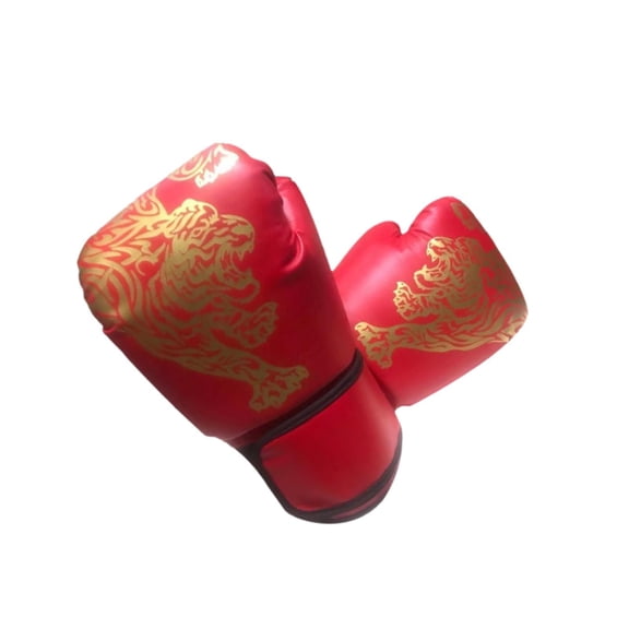 yotijay Boxing Gloves Sparring Gloves for Punching Bag Training Arts red