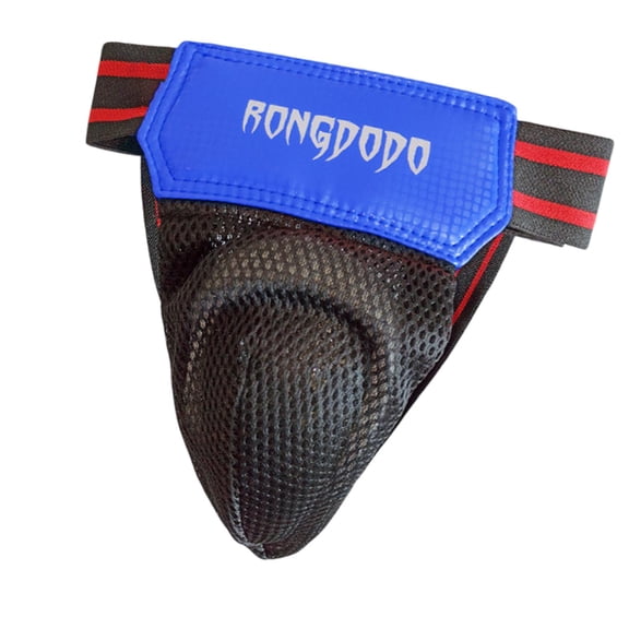 yotijay Boxing Groin Protector Taekwondo Groin Protect Gear for Grappling Muay Thai Kung Blue S