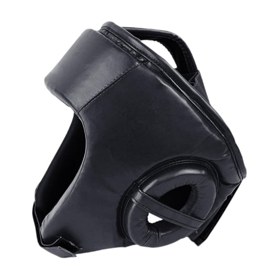 yotijay Boxing Headgear Face Cover Full Coverage Sparring Headgear EVA Liner Padded Full Black