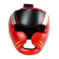 thumbnail image 1 of yotijay Boxing Headgear Forehead and Ear Protection Ventilated Head Gear Face Cover Full red M, 1 of 9