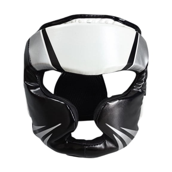 yotijay Boxing Headgear, Muay Thai Headgear, Forehead and Ear Protection Full Protection M