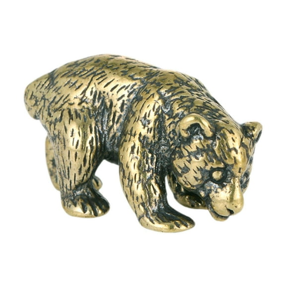 yotijay Brass 3D ature Copper Copper Sculpture for Home Living Room Bedroom