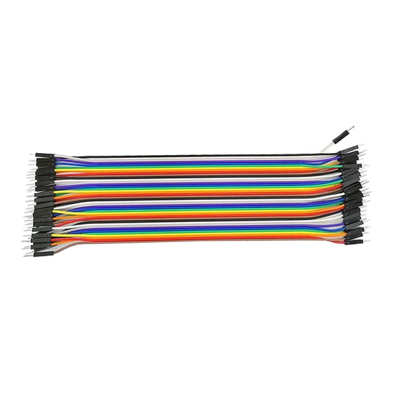 yotijay Breadboard Assorted Kit 40pcs 30cm 40pcs F to F 30cm
