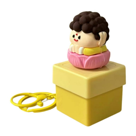 yotijay Buddha Button Fidget Adorable Bag Decoration Button Keyring Holder for Tathagata