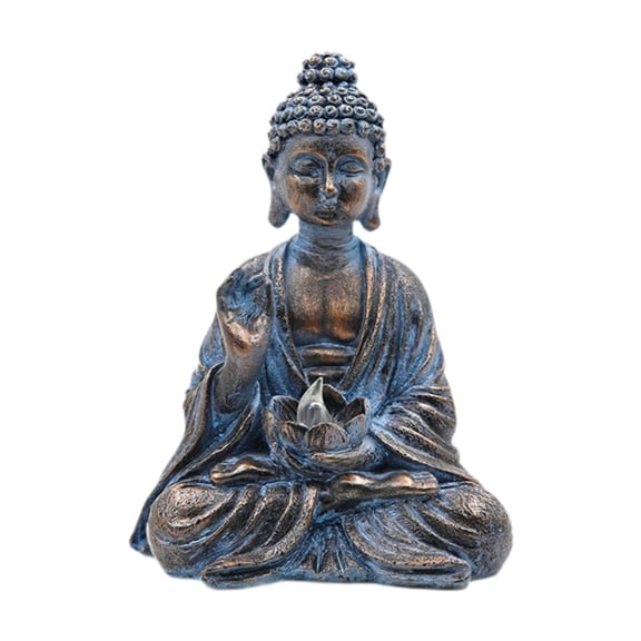yotijay Buddha Statue Buddhist Religious Figurine for Decorating Indoor Housewarming