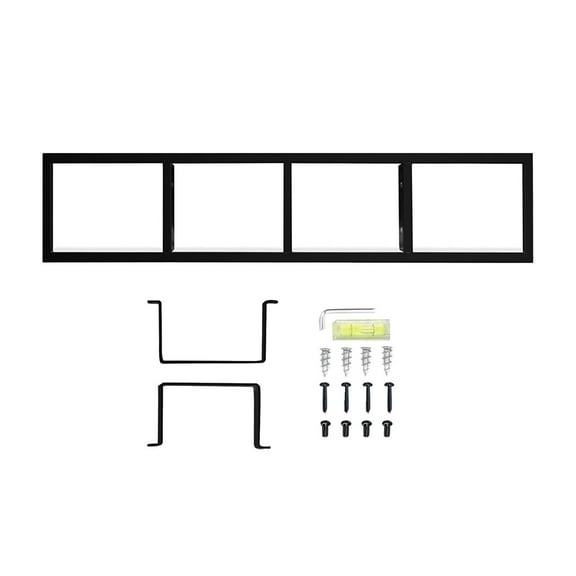 yotijay CD DVD Storage Rack Easy Installation Organization Shelf Wall Rack Display Stand
