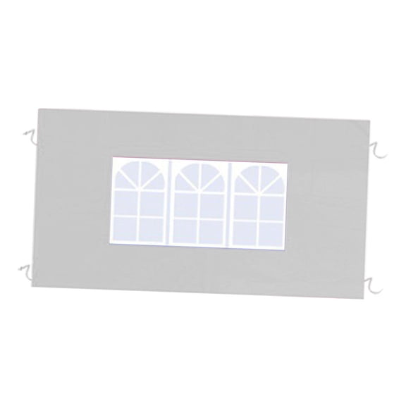 yotijay Canopy Tent Sidewall Side Wall Panel Portable Only Wall Tarp with Window White