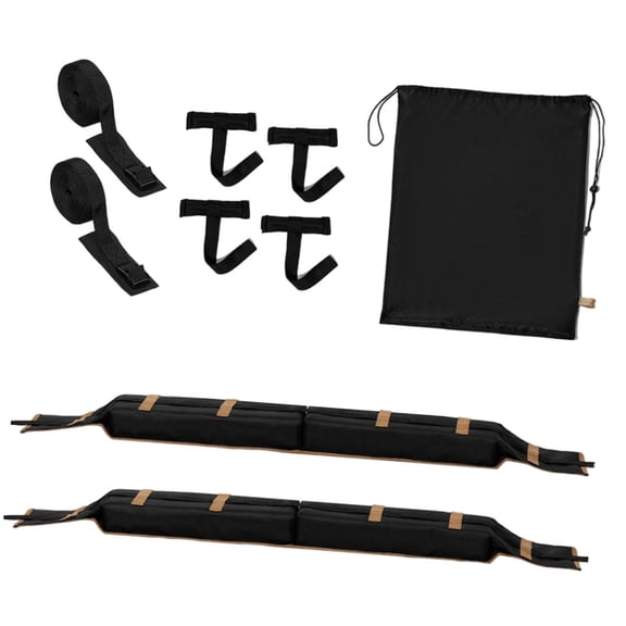 yotijay Car Soft Roof Rack Pads Universal Auto Accessories Car Top Luggage Soft Pads Car