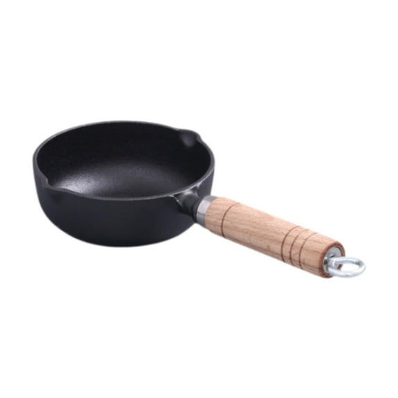 yotijay Cast Iron Cookware Mutilfunction Kitchen Accessory Professional Cookware Hot Oil 13x5cm