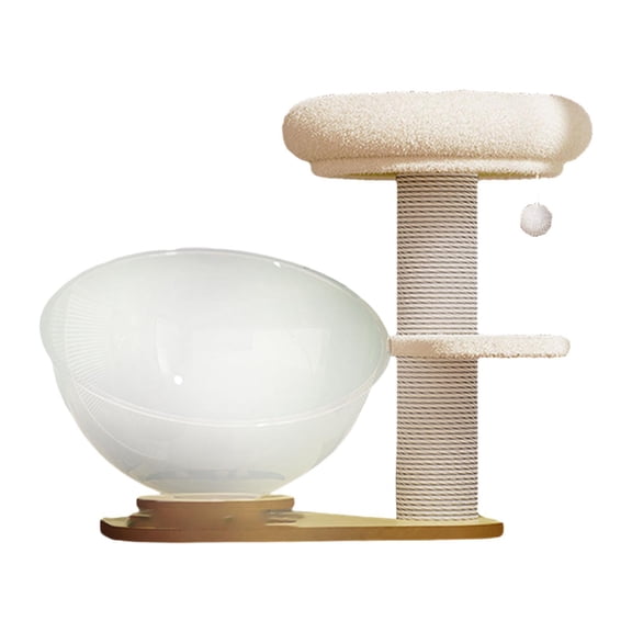 yotijay Cat Tree Activity Center Sleeping Playing and Lounging Training Kitten Scratcher A