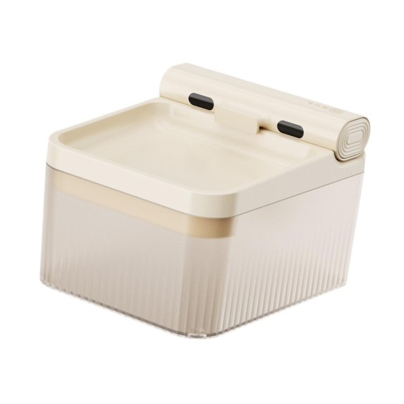 yotijay Cat Water Living Water Supply 135oz/4L Dog Waterer Indoor with apricot