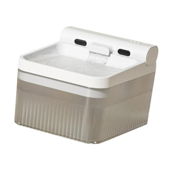 yotijay Cat Water Living Water Supply 135oz/4L Dog Waterer Indoor with grey