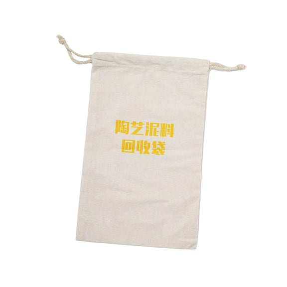 yotijay Ceramic Clay Recycling Bag, Clay Recycling Bag, Washable Drawstring Storage Bag, 22cmx35cm