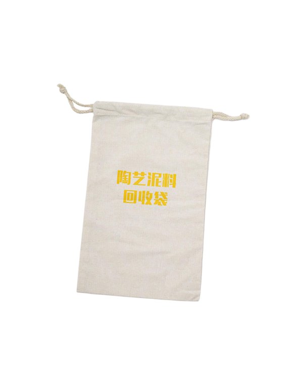 Ceramic Clay Recycling Bag, Clay Recycling Bag, Washable Drawstring Storage Bag, 22cmx35cm