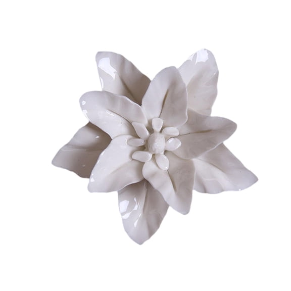 yotijay Ceramic Decor Lily Statue Modern for Living Room Bedroom Friends M M