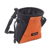 yotijay Chalk Bag Organizer Drawstring Pouch Storage Bag for Gymnastics Training Workout Orange