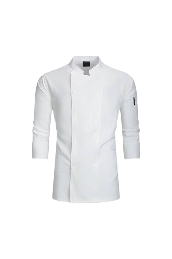 Chef Coat Chef Work Clothes Waiter Waitress Apparel Cooker Clothing Chef Uniform XXL