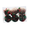 thumbnail image 1 of yotijay Christmas Balls Hanging Decorations Delicate Crafts DIY Xmas Decor Christmas for B, 1 of 9