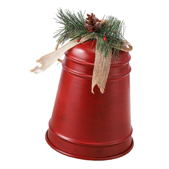 yotijay Christmas Bell Hanging Ornament Charm Pendant Christmas Ornament Hanging Baubles Red Large