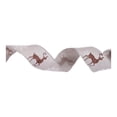 thumbnail image 1 of yotijay Christmas Ribbon Christmas Tree Decor 2 inch Wide Linen Ribbon for Gift Wrapping Gray, 1 of 9